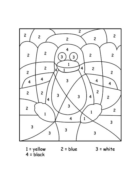 color  number