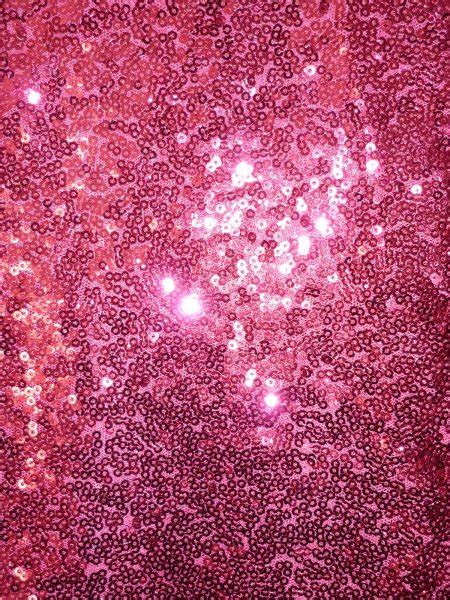 Showtime Fabric All Over Stitched 3mm Sequins Cerise Pink Seq53 Crs