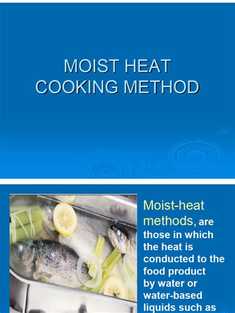 Moist Heat Cooking Method Pdf Cooking Boiling