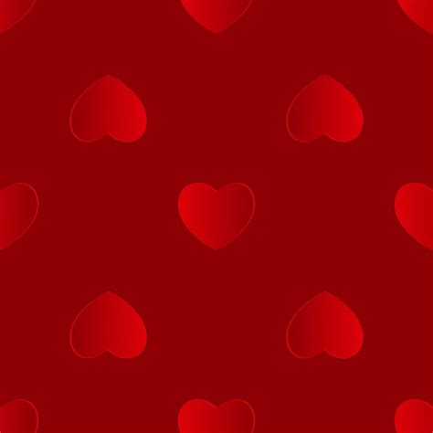 Premium Vector Valentines Day Heart Seamless Pattern Background