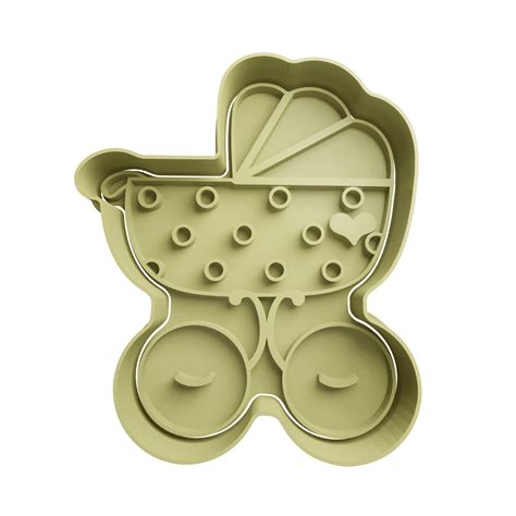 Baby Stroller Cookie Cutter STL Cookie Cutter STL Store Design