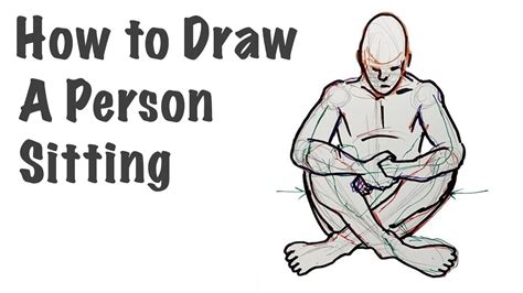 How To Draw A Sitting Person