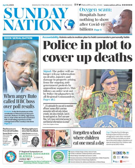 Nation Africa On Twitter Police In Plot To Cover Up Deaths