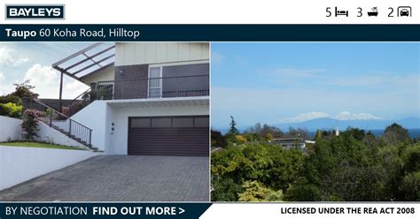 Residential For Sale By Negotiation Koha Road Hilltop Taupo Bayleys