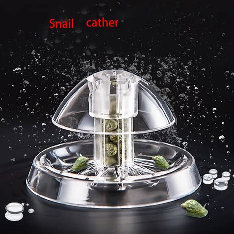 Clear Snail Trap Aquarium Fish Tank Plants Planarian Leech Catch