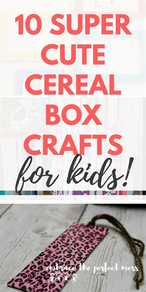 Cereal Box Crafts for Kids