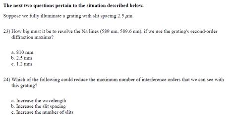 Solved The Next Two Questions Pertain To The Situation Chegg