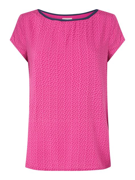 Lieblingsstück Blusenshirt mit Allover Muster Modell ElibethL pink