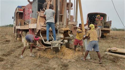 Borewell Drilling 2 Hp Water Journey 180 Feet Deep Boring Coconut