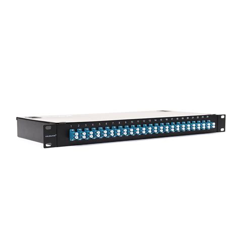 Lc Odf Port Rack Mounted Optical Fiber Distribution Patch Panel