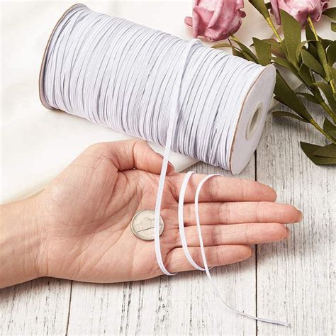 160 Yards Length 3mm Width Braided Elastic Cord Elastic Band Elastic