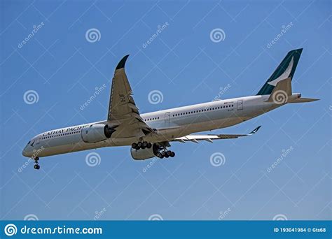 Tail Of Cathay Pacific Airways Airbus A330 Airliner Aircraft B HLS