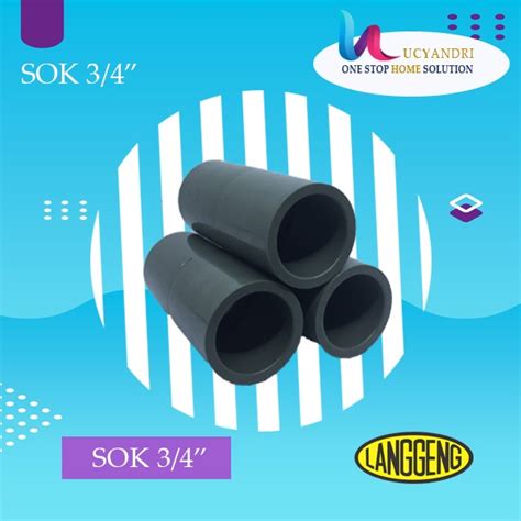 Jual Langgeng Sok In Aw Socket Pvc Sock Sok Lurus Sambungan Pipa