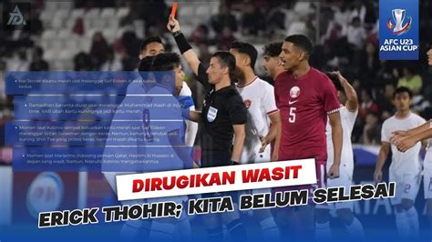 Piala Asia U 23 Wasit Nasrullo Kabirov Rugikan Indonesia Timnas