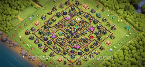 Farming Base Th14 With Link Hybrid Legend League Clash Of Clans