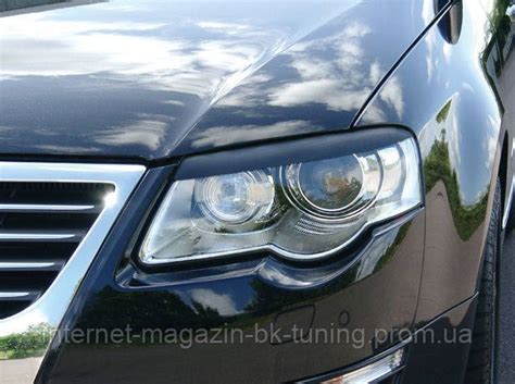 Купити Накладки на фари Фольксваген Пассат B6 3C 2005 - 2010 ABS ...