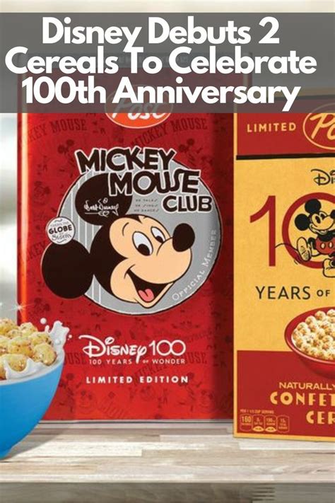 Disney Debuts 2 Cereals To Celebrate 100th Anniversary In 2023 Disney