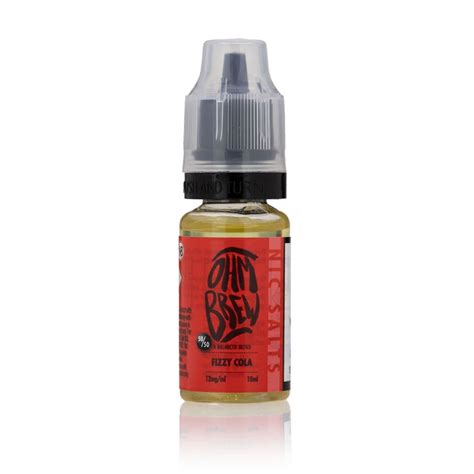 Fizzy Cola E Liquid By Ohm Brew Electric Tobacconist