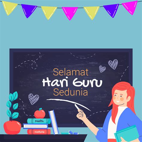 Selamat Hari Guru Kartun 2021 Selamat Hari Guru Gambar Png File