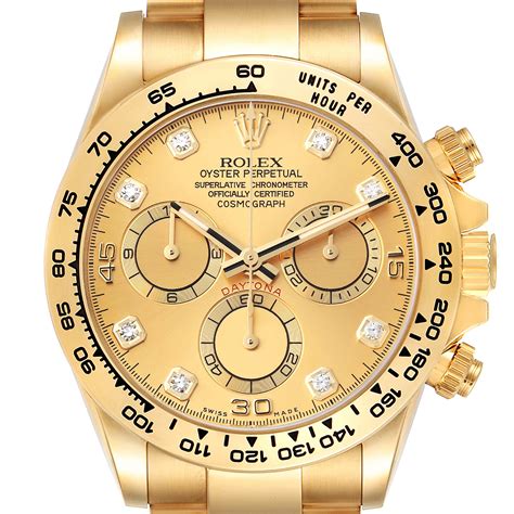 Rolex Daytona Yellow Gold Stock Swisswatchexpo