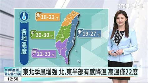 鋒面通過及東北季風增強 迎風面局部降雨 華視新聞 Line Today