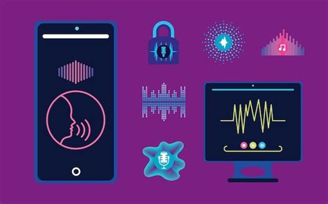 App De Reconhecimento De Voz Vetor Premium