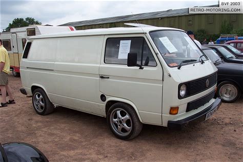 White Vw T3 T25 Panel Van G174rnu Bvf 2003 Retro Motoring