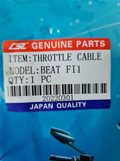 Honda Beat Fi Throttle Cable Gas Cable Lazada Ph