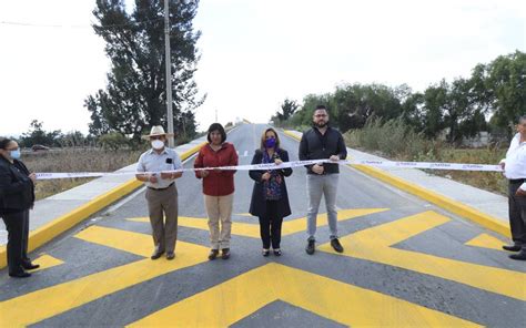 Inaugura Lorena Cuéllar acceso a Santa Cruz Techachalco en Panotla