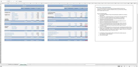 Horizontal Analysis Excel Template - Templarket.com