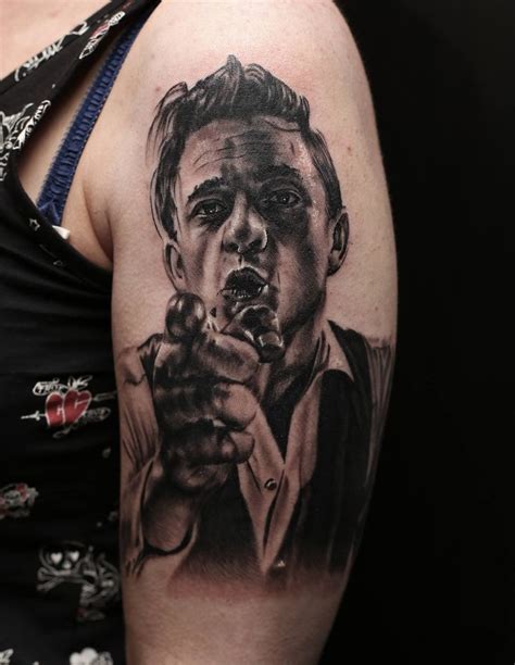 Johnny Cash Artist Mindy Holytrinitytattoos Co Uk