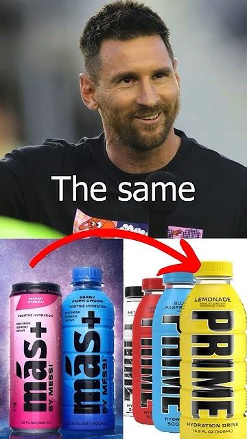 Messi Released His Own Hydration Drink 😱 Messi Ksi Loganpaul Prime