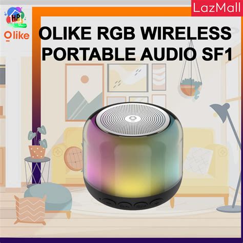 Olike Sf Bluetooth Speaker Rgb Wireless Portable Audio Tws Lazada