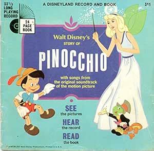 WALT DISNEY - Pinocchio;songs From the Original Soundtrack - Amazon.com ...