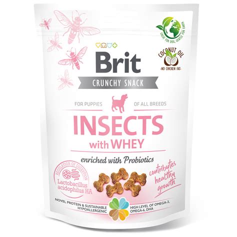 Brit Care Crunchy Cracker Puppy Insect Whey Przysmak Dla Szczeniaka