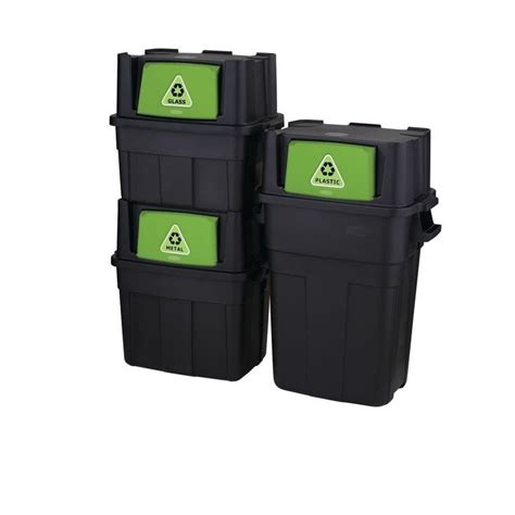 Rubbermaid 18 Gal Stackable Indoor Recycling Bin 1803653 Indoor