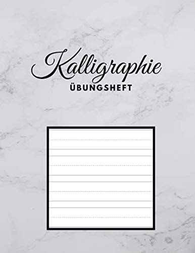 Kalligraphie Bungsheft X A Seiten Papier Wei