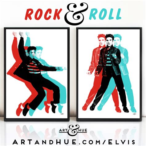 The King Of Rock And Roll Pop Art By Art And Hue Art And Hue