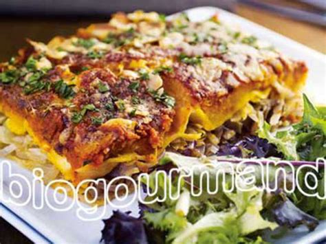 Recettes de Lasagnes végétariennes et Potimarron