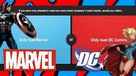 Marvel Vs Dc Would You Rather Game Youtube