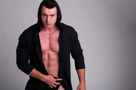 Naked Male Model Posing In Studio Stock Photo Catalin