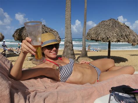 Bikini Model Beach Chic AI Enhanced Punta Cana 0194 Topaz Sharpen Faceai Porn Pic