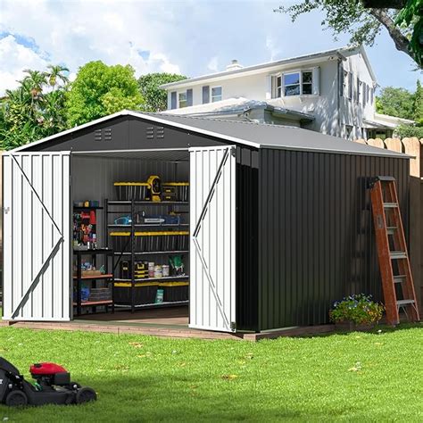 Amazon Airwire X Ft Outdoor Storage Shed Garden Shed With