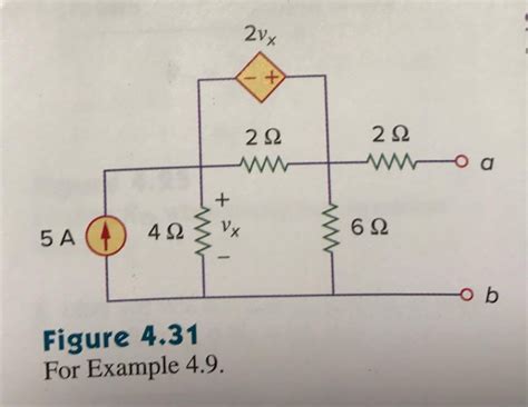 Solved Find The Thevenin Equivalent Of The Circuit In The Chegg