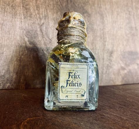 Felix Felicis Liquid Luck Potion Harry Potter Potion | Etsy