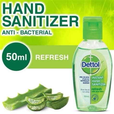 Dettol Instant Hand Sanitizer Refresh 50ml Shopee Malaysia