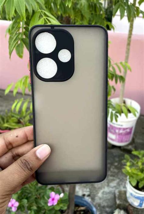 Camera Protection Bumper Phone Cases For Infinix Hot I Matte Translucent Shockproof Back Cover