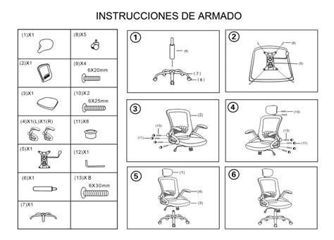 C Mo Armar Una Silla De Oficina O Silla De Escritorio Comprar Sillas