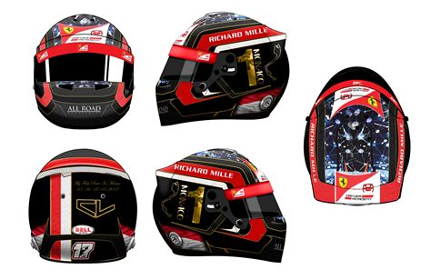 Charles Leclerc Helmet Designs