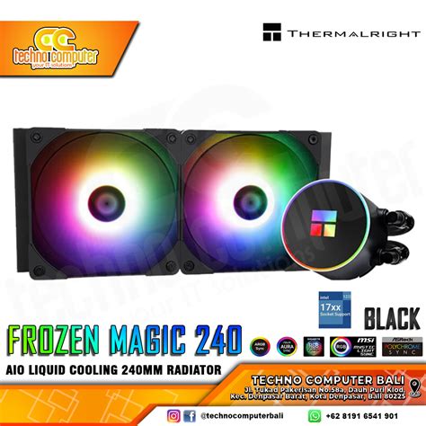 Thermalright Frozen Magic Argb Black Cpu Cooler Mm Aio